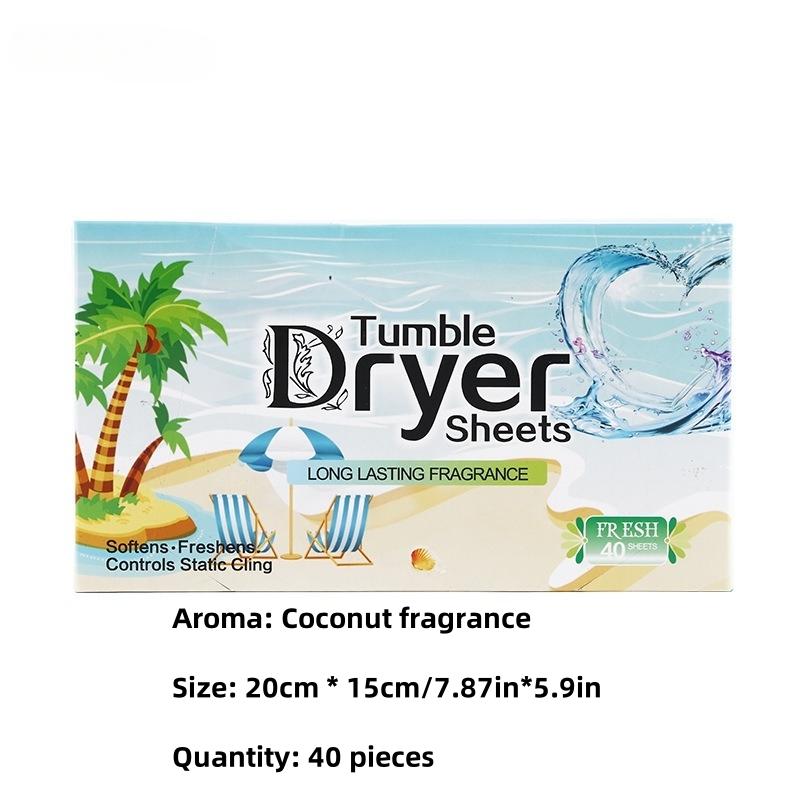 Dryer Sheets Bulk Natural Fabric Softener Plant Lavender Laundry Softener Naturally Pet Clothing Cleaning Aromatherapy Tablets