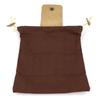 Outdoor Foraging Bag Waxed Canvas Collapsible Foraging Pouch Fruit Picking Storage Bags Leather Belt Waist Hanging Tool Bag for Travel Camping Hiking