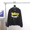 Sp5der Hoodie Oversized Thick Fleece Sweatshirt With Foil Print Spiderweb Design Men Winter Casual Wear