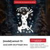 Christmas Decorations: Reindeer Electrostatic Stickers, Glass Window Stickers, Window Display Decoration Stickers