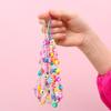 Colorful for Keys Pearl Rope Phone Case Hanging Cord Phone Lanyard Mobile Phone Chain Soft Clay