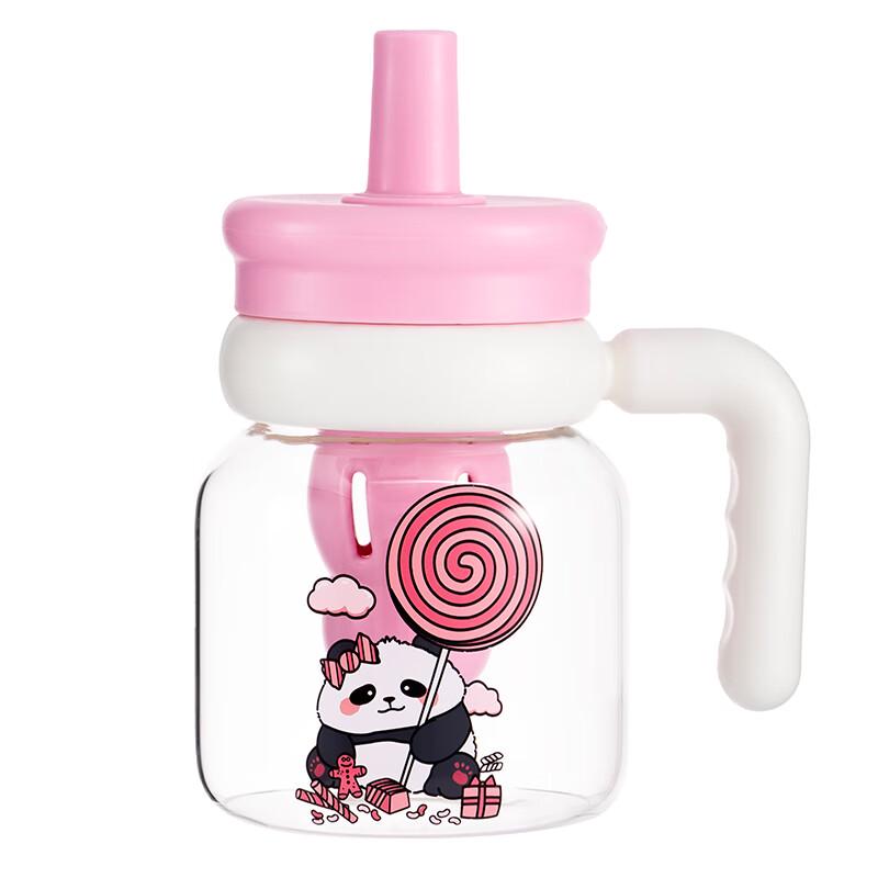 Shanchongshan Gourd-Shaped High Borosilicate Glass Bottle with Straw