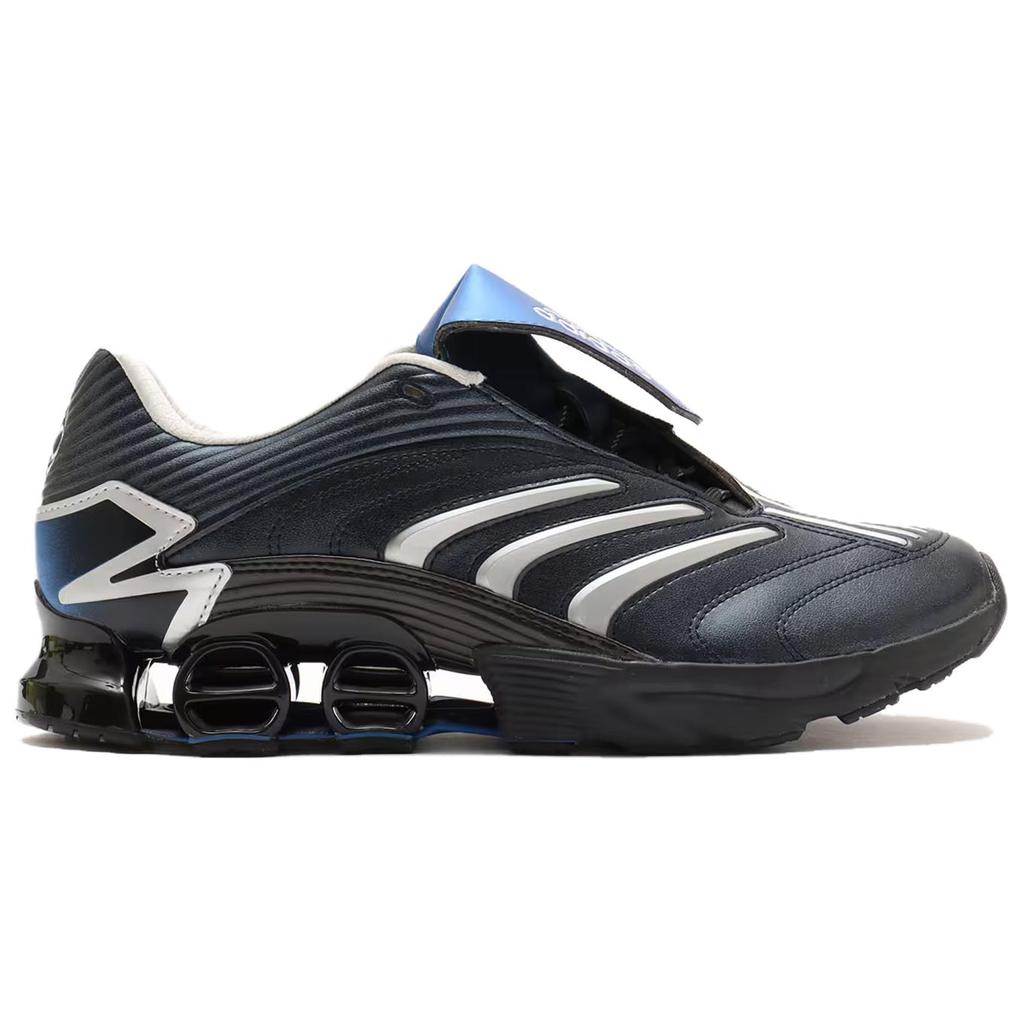 Atmos X Adidas Predator Megaride Blue Spirit Unisex Sneakers Black Silver-Metallic Core-Black JQ2579