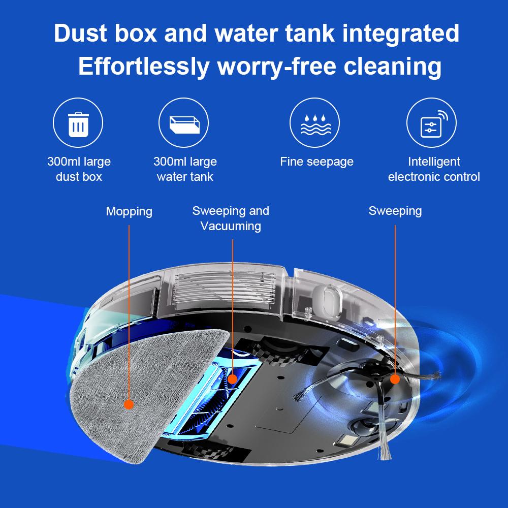 LIECTROUX G7 LDS Робот-пылесос и швабра, самоочищение, лазерный лидар, навигация, карта нескольких этажей, 6,5 кПа, усиление ковра, пробег 180 минут