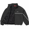 Supreme Logo Taping Track Jacket Black