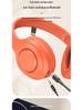 Wireless Over-Ear Bluetooth Headphones with Long Battery Life, Heavy Bass, and Call Functionality