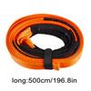 Recovery Tow Strap Towing Strap With Hooks Car Accessories For Tree Saver Winch Extension Sturdy Supplies For Truck ATV Roadside