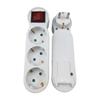 3 Holes EU Plug Electronic Power Strip Fast Charging Switch Extension Socket