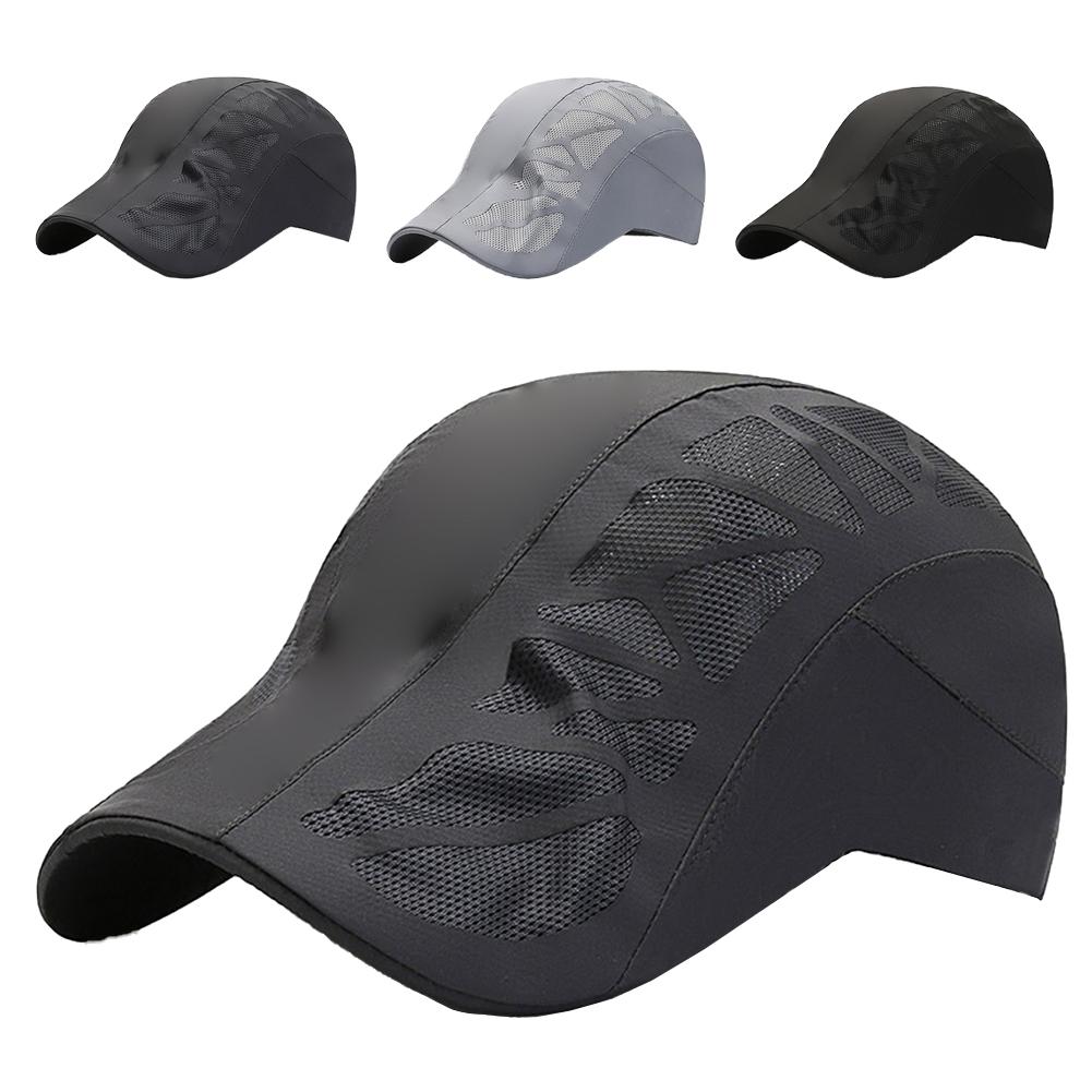 Men Women Sunscreen Cap Quick-Drying Adjustable Sun Protection Breathable Mesh Shade Multi-functional