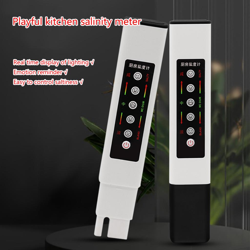 Солемер, светодиодный тестер солености, профессиональный точный измеритель солености пищевых жидкостей, питание от батареек, ручка