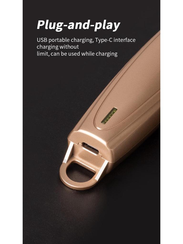 Профессиональная USB-перезаряжаемая электрическая машинка для стрижки волос Carving