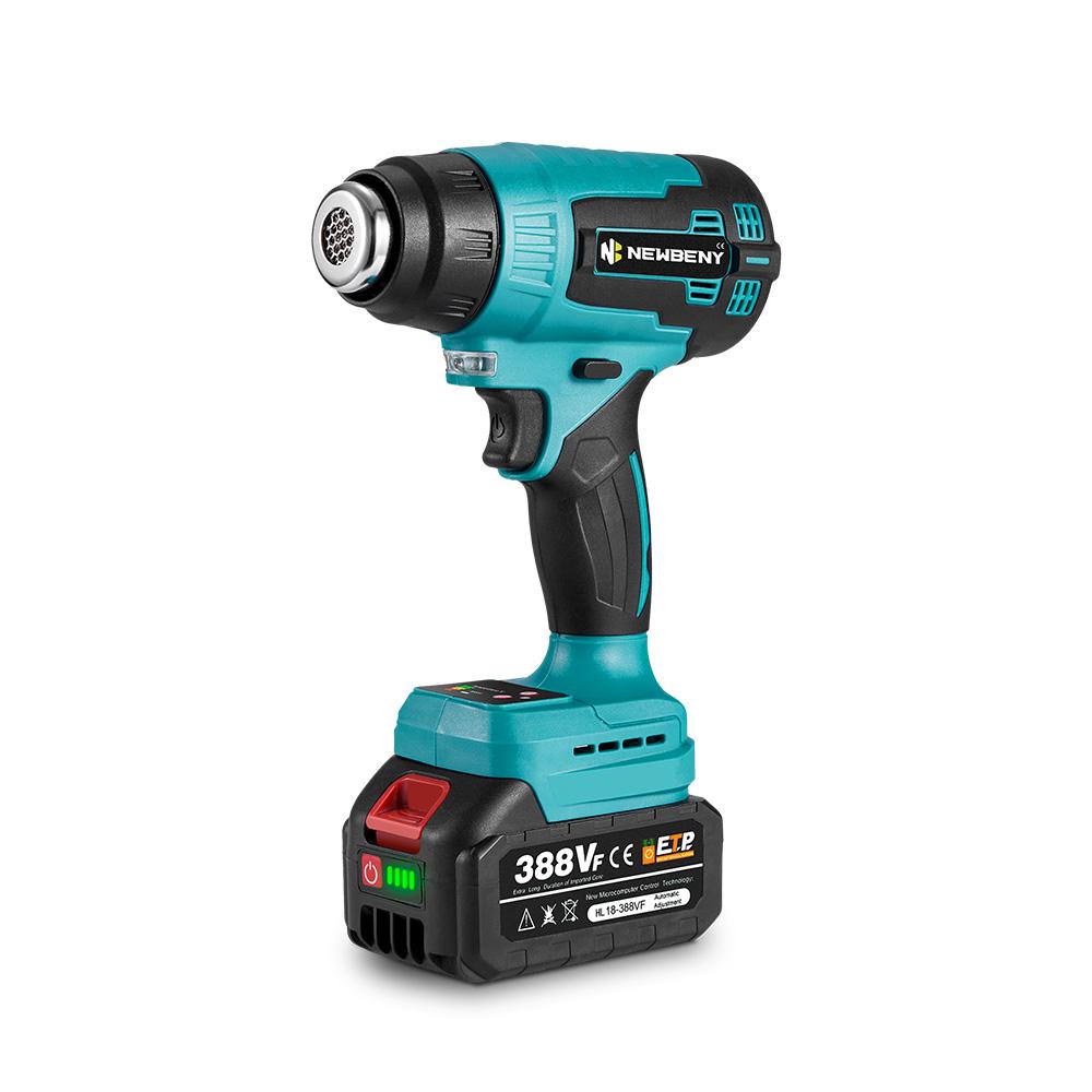 2000 Вт электрические тепловые пушки, фен, 9 передач, регулируемые беспроводные бытовые электроинструменты для батареи Makita 18 В