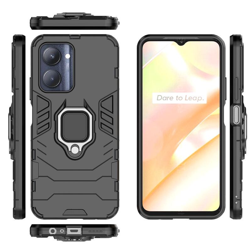 Подходит для OPPO Realme 11pro Креативный противоударный чехол-кольцо для Realme C11 Чехол для мобильного телефона Panther