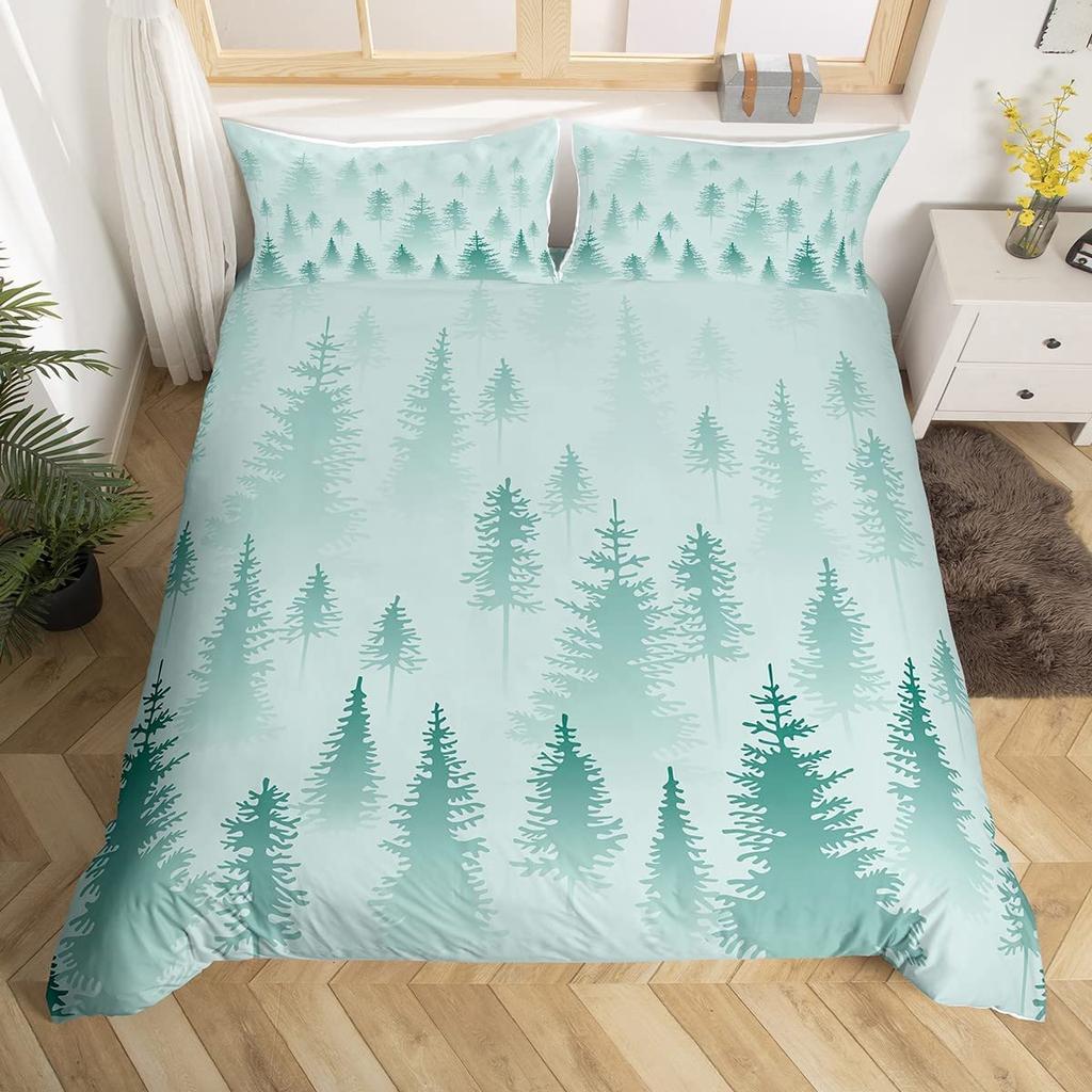 Комплект пододеяльника Snow Mountain Iceberg Sunrise Sunset Постельное белье Микрофибра Зима Природный пейзаж Пододеяльник Односпальный Кинг-сайз