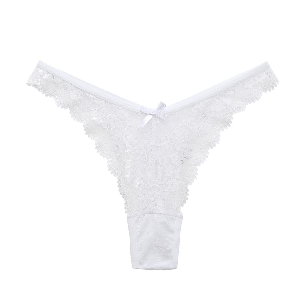 Sexy Cotton Lace Thongs Women's Panties Hollow Out Underwear Low Waist Ladies Lingere Solid Panty198