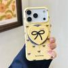 Магнитный чехол для телефона в корейском стиле с подставкой-бантом для iPhone 17/16 Pro Max/15 Pro - Премиальное ощущение