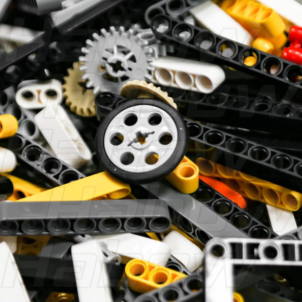 Habow's 2 Lb Bulk Technic Parts Are Compatible with Lego Technic Parts. Replacement Parts for Building Blocks. Technic Random Parts Pieces.