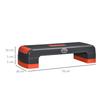 Stepper, Height-Adjustable Aerobic Stepper, Red + Black
