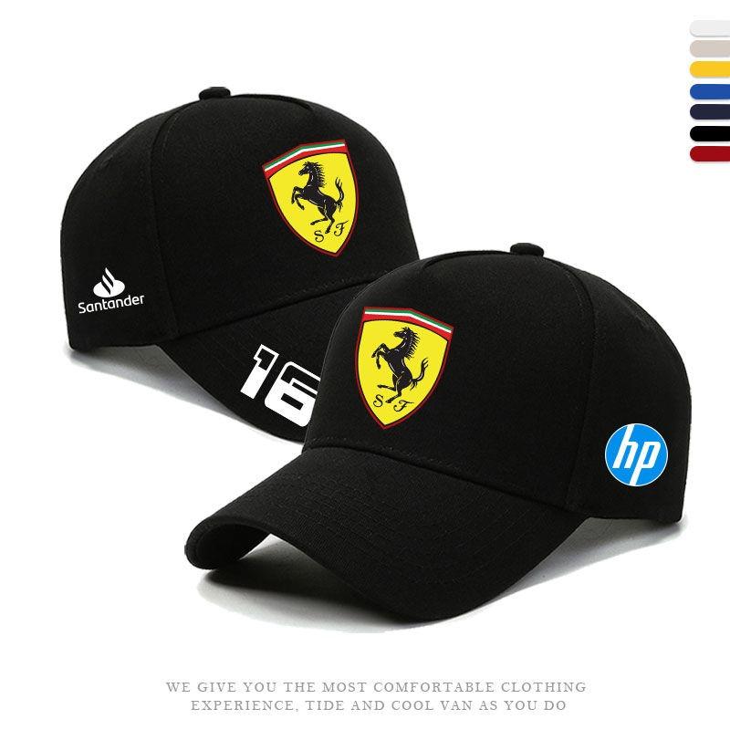 Для Ferrari Печать Логотип Мода Уличная Летняя Спортивная Шляпа Бейсболка Весна Осень Регулируемая Солнцезащитная Шляпа Наклейка Аксессуары
