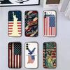 США А-Америка Флаг Чехол для телефона Силиконовый Мягкий Для Samsung Galaxy A73,A72,A71,A70,A53,A52,A51