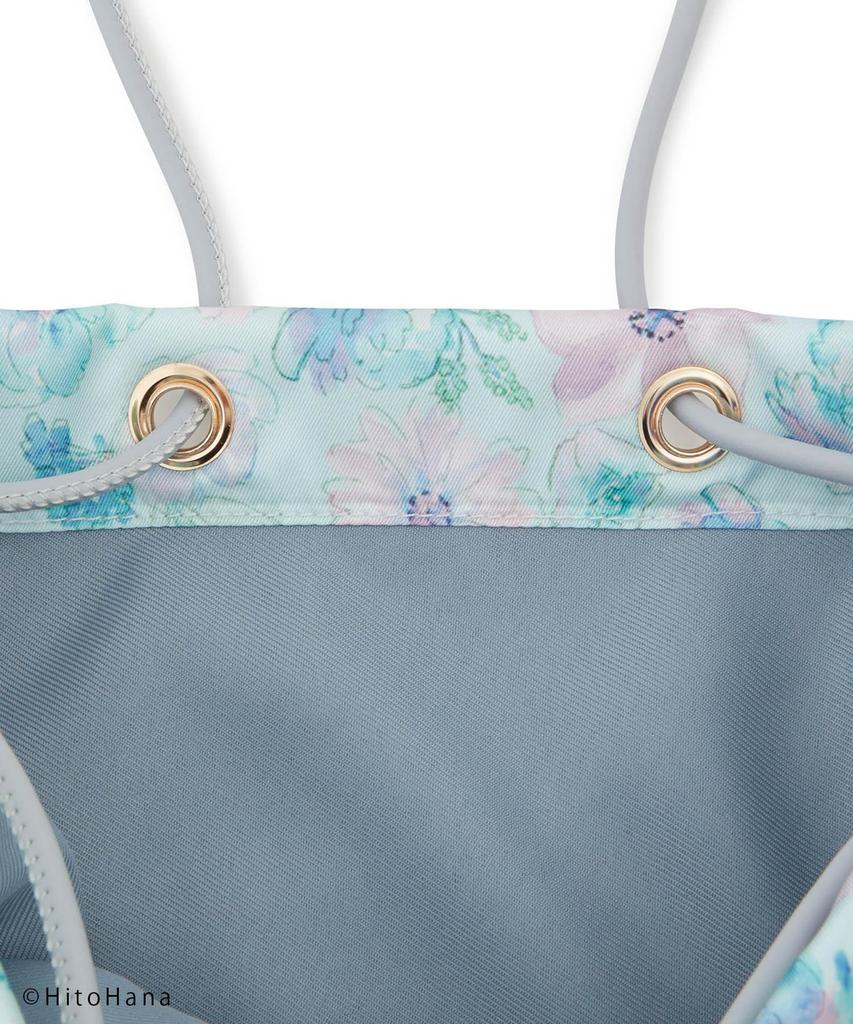 ROPE' PICNIC Passage HitoHana x ROPE' PICNIC Сумка-тоут и сумка через плечо с принтом-шарфом, Женская, GIX32020, Светло-зеленый (33)