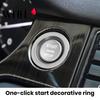 Car Supplies Start Stop Engine Push Button Sticker Accessories Self Customizable Ring Adhesive Easy to Install Decorative Decal