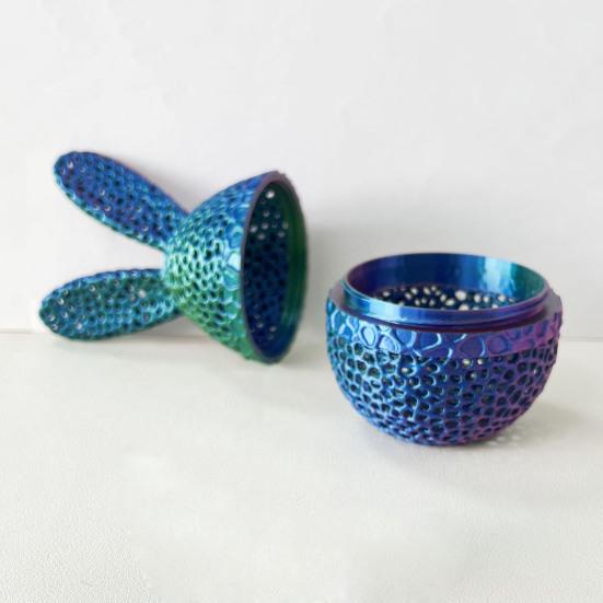 Пасхальная фигурка кролика из яичной скорлупы, полое украшение для стола в виде кролика из яичной скорлупы, статуэтка весенних кроликов