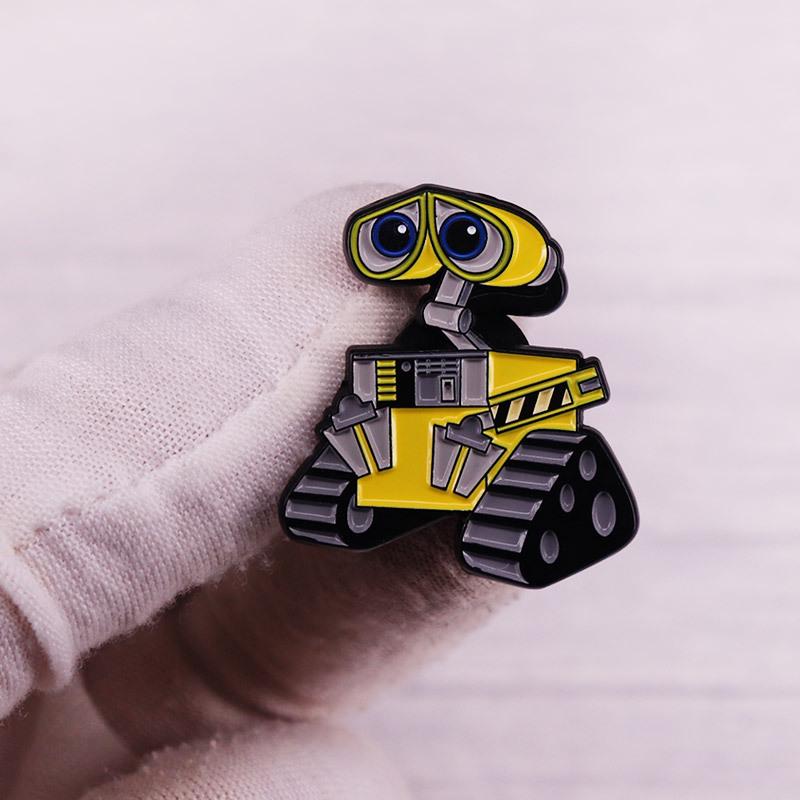 Эмалированный значок-пина Робот Wall-E из научно-фантастики