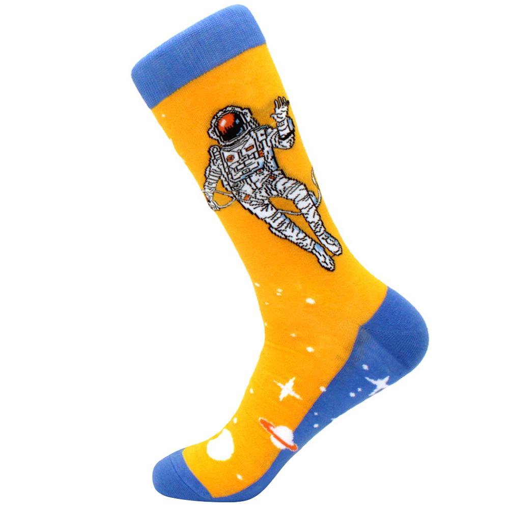 Яркие мужские зимние носки гребенной хлопок мягкие теплые смешные счастливые мужские женские длинные носки Calcetines de hombre деловые