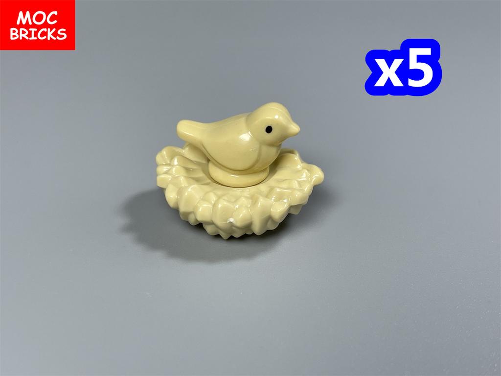 Конструктор MOC Животное Птица Воробей голубь мира Рюф Собирает Частицы Город Строительные Кирпичики Аксессуары Игрушки Пластиковый Материал игрушки