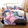 Новый комплект постельного белья Date A Live Tokisaki Kurumi Single Twin Full Queen King Size Bed Set Aldult Kid Bedroom Duvet cover Sets Anime