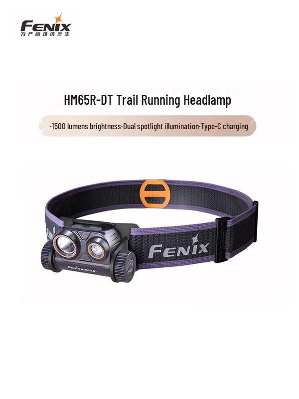 FENIX HM65R-DT Rechargeable Trail Running Headlamp