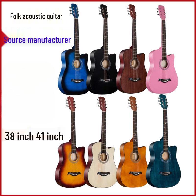 Начинающая акустическая гитара - Большое количество Липовое дерево Практический инструмент