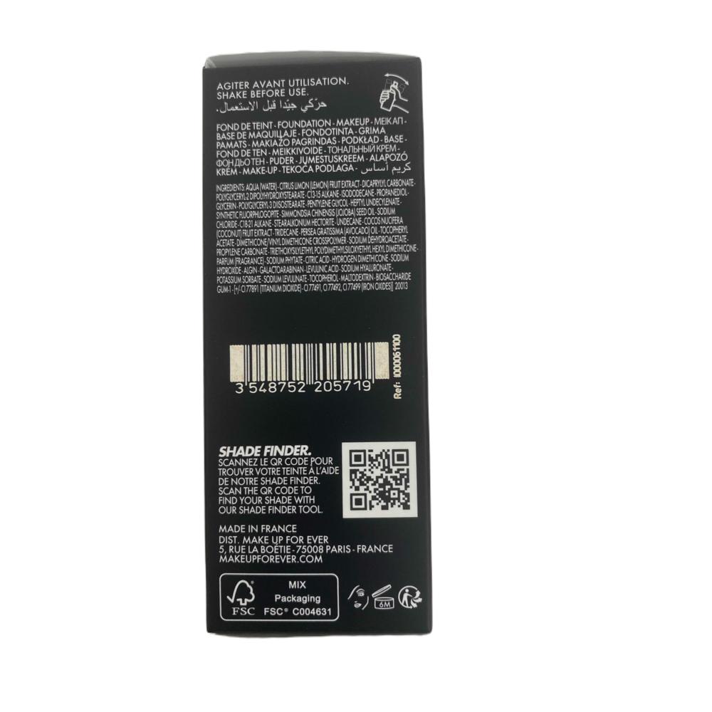 Тональная основа Makeup Forever HD Skin Hydra Glow, 1 шт., #1N00, 30 мл