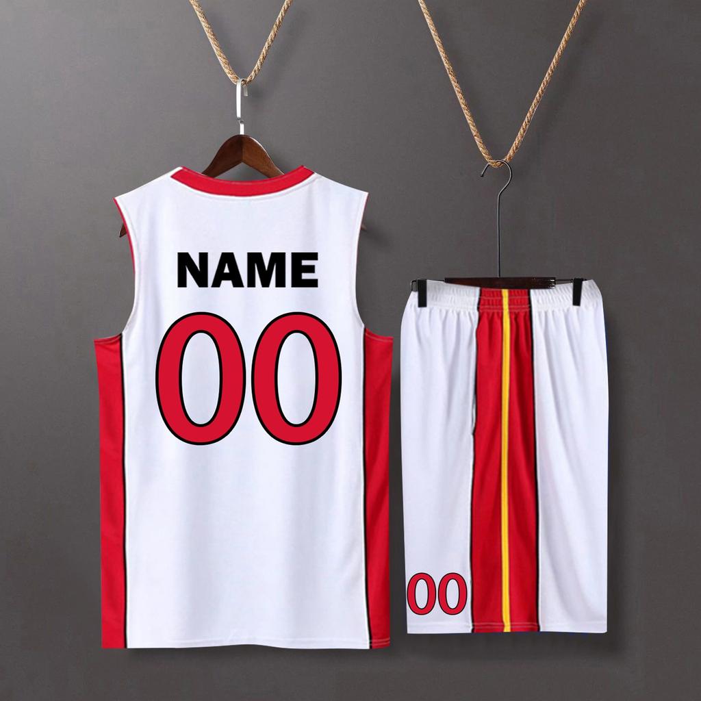 Баскетбольное имя/номер, одежда на заказ, мужской баскетбольный костюм, классические топы + брюки, комплект баскетбольного трикотажа