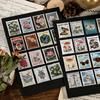 46pcs Vintage Stamp Butterfly Art paper Stickers Scrapbooking Decorative Stationery Junk Journal DIY Material Arts Deco Stickers