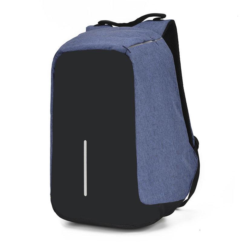 New Multi-functional Men's Anti-theft Backpack Female USB Charging Backpack Student Waterproof Leisure Backpack