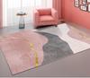 Pink Simplicity Creative Carpet Living Room Light Luxury Minimalism Bedroom Decoration Rug Girl Room Non-slip Floor Mat Washable