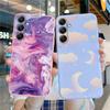 Cloud Patterned Soft Silicone Case For Samsung A55 A35 Xiaomi Redmi Note 13 Pro 13C iPhone 15  Huawei Honor Realme Camera Protective Shockproof Cover