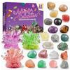 Christmas Mineral Stone Blind Box, Kids Mystery Rock Digging Exploration Kit, Natural Gemstone Art Ornament Desktop Decor
