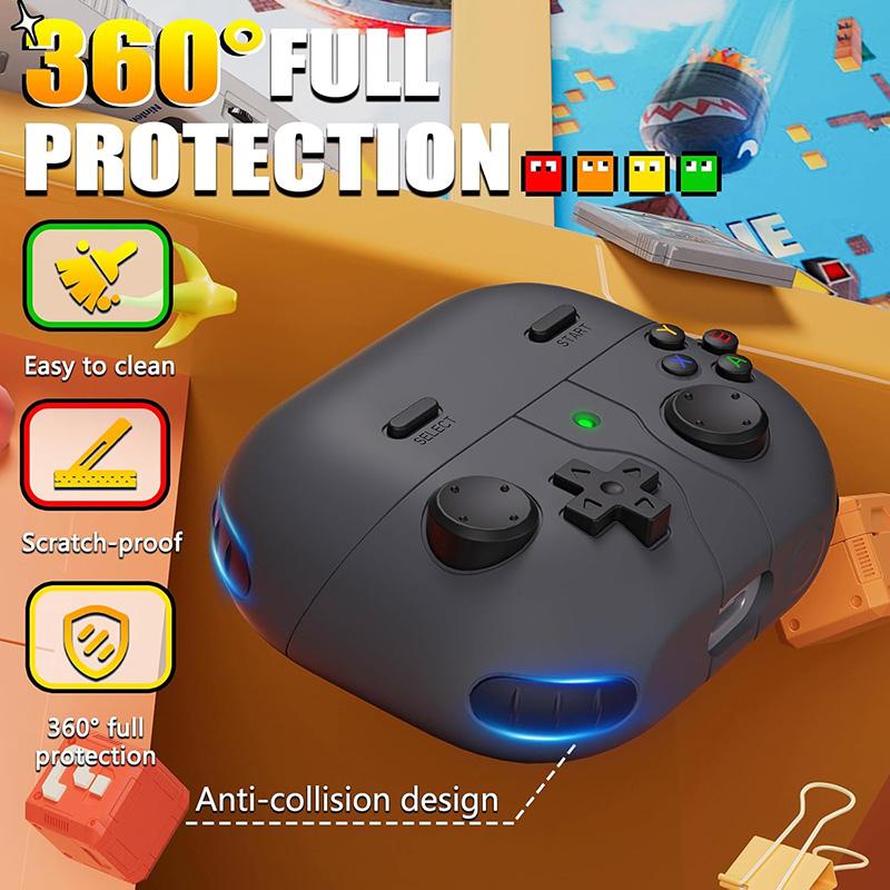 3D Геймпад Силиконовый Чехол для Наушников для Samsung Galaxy Buds3 Pro Buds3 Buzz 3 2 Pro Live Ударопрочный Чехол для Зарядного Кейса