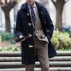New Young Men's Trendy Mid-length Lapel Men's Coat Jacket