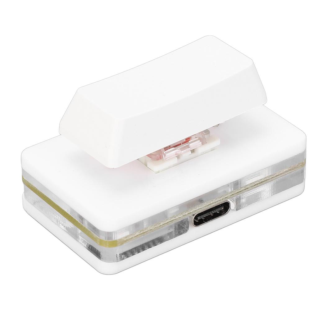 Программируемая пользовательская USB-кнопка Одиночная клавиатура Клавиатура для OSU RGB Механическая Красная Type C Проводная Индивидуальная горячая клавиша для игр