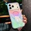 Алмазное покрытие с цветом для чехла телефона Magsafe для iPhone 17 16 15 14 13 12 11 Pro Max Магнитная беспроводная зарядка Ударопрочный чехол