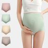 High-Waisted Breathable Maternity Support Pants for Late Pregnancy