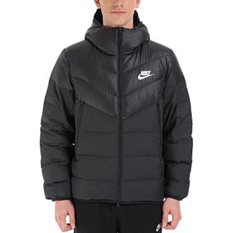Nike Пуховик Зимний Мужской Черный 928834-010