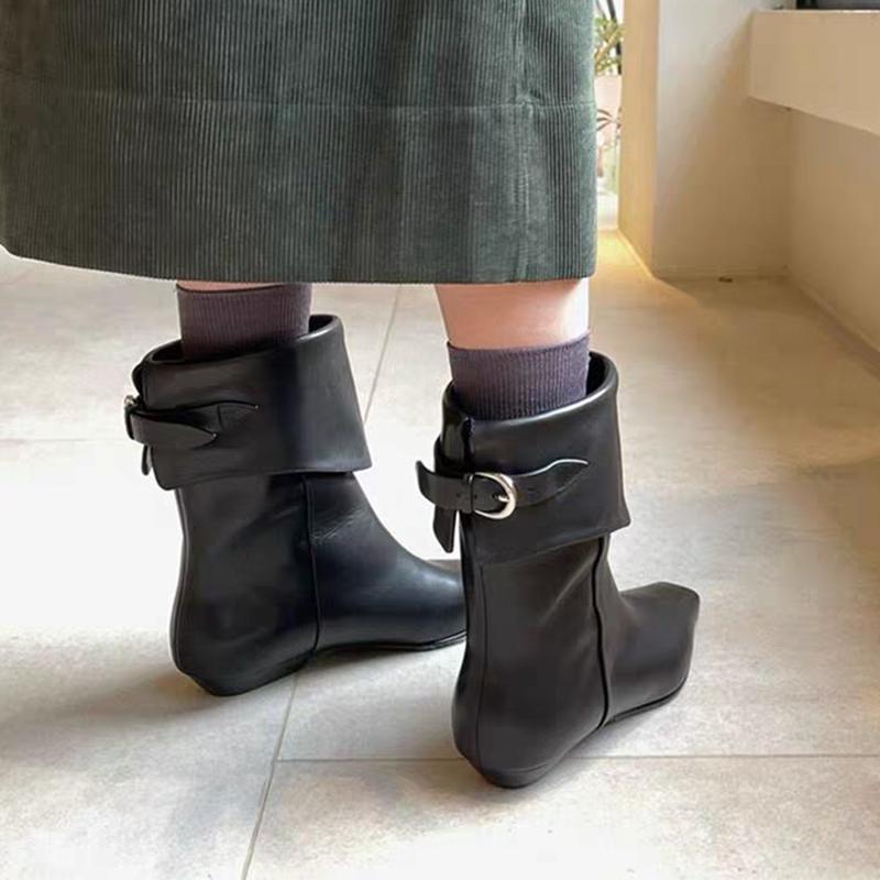 Женские дизайнерские ботильоны на плоской подошве с острым носком, тренд 2024 года, новые зимние ботинки для ходьбы, удобные зимние ботинки «Челси», сексуальная женская обувь