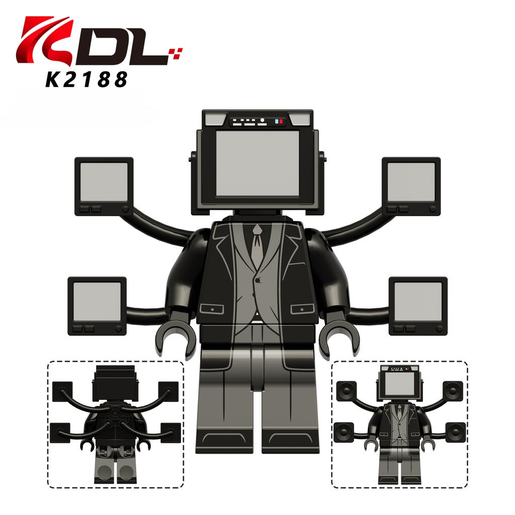 KDL826 Building Blocks Detainer Astro Skibidi Titan TVman Cameraman Speakman Scientist Gman Plunger Figure Brick Toys