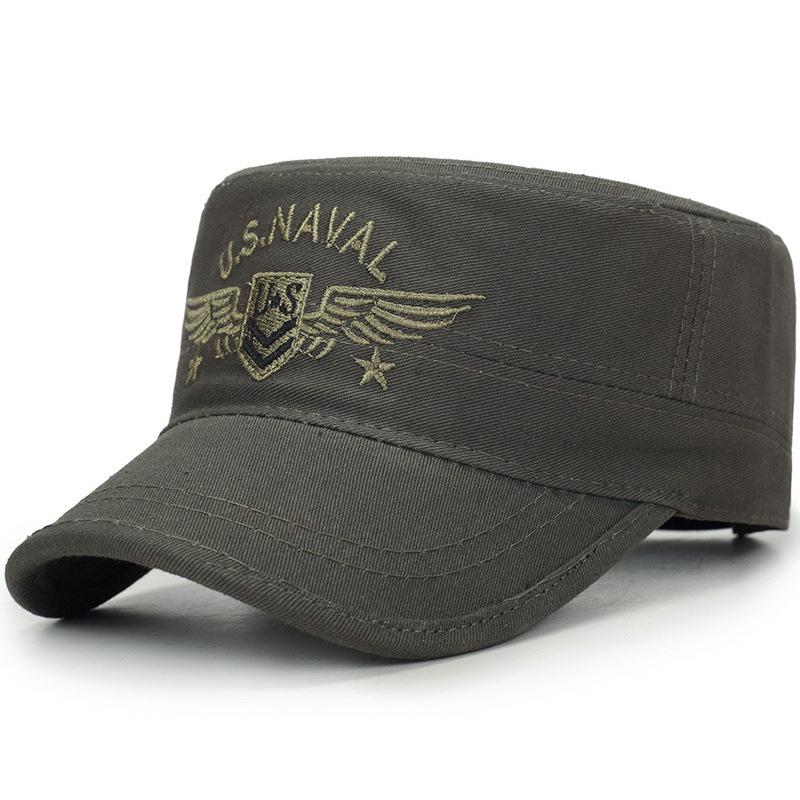 Мужская камуфляжная плоская кепка в корейском стиле - модная повседневная кепка-утконос на весну/осень