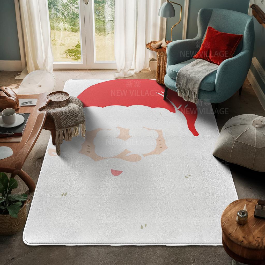 Ковер у входа в дом Домашний коврик у двери Гостиная Ванная Комната Ноги ванная комната Нескользящие коврики с водопоглощением для ванной Счастливого Рождества зима
